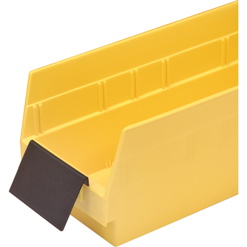 Bacs de rangement pour tablettes - Porte-&eacute;tiquettes de forme allong&eacute;e WestPier