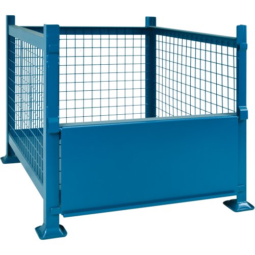 Bulk Stacking Containers, 34.5" W x 40.5" D x 30" H, 3000 lbs. Capacity WestPier