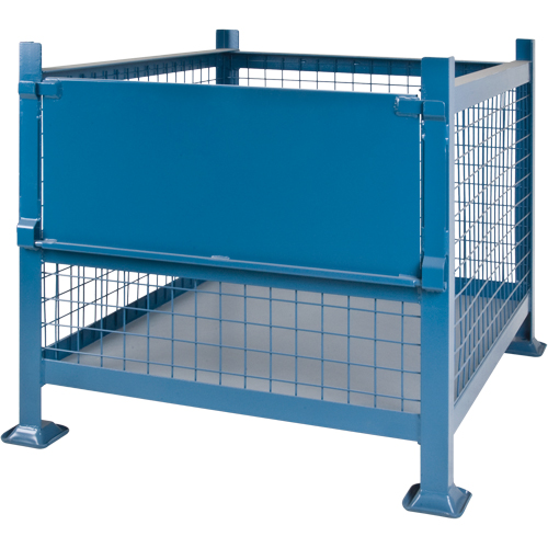 Bulk Stacking Containers, 34.5" W x 40.5" D x 30" H, 3000 lbs. Capacity WestPier