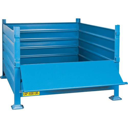 Contenants de vrac empilables, 30" ha x 40,5" la x 48,5" p, Capacit&eacute; de 4500 lb WestPier