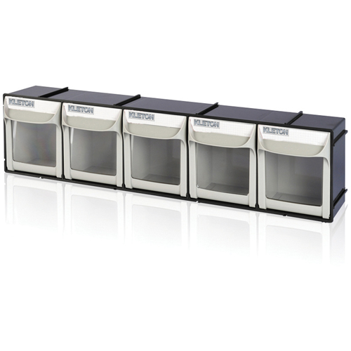 Bac basculant robuste, 23-1/2" la x 4" p x 5-7/8" h, 5 tiroirs WestPier