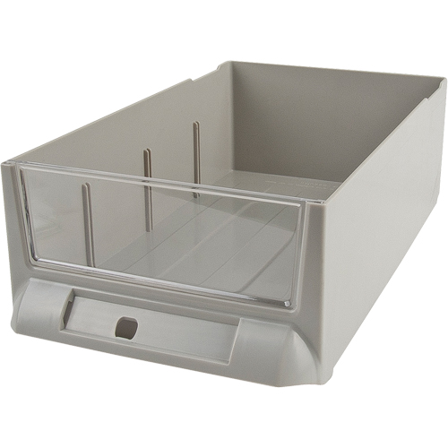Replacement Drawer for KPC-200 Parts Cabinets, Plastic, 5-3/8" W x 9-13/16" D x 3-3/10" H, Grey WestPier