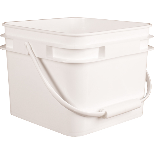Square Pail, Plastic, 2.1 gal. WestPier