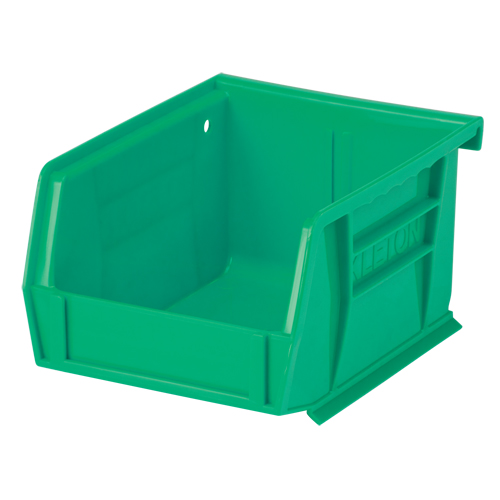 Stack & Hang Bin, 4-1/8" W x 3" H x 5-3/8" D, Green WestPier