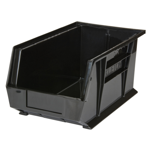 Stack & Hang Bin, 8-1/4" W x 7" H x 14-3/4" D, Black WestPier