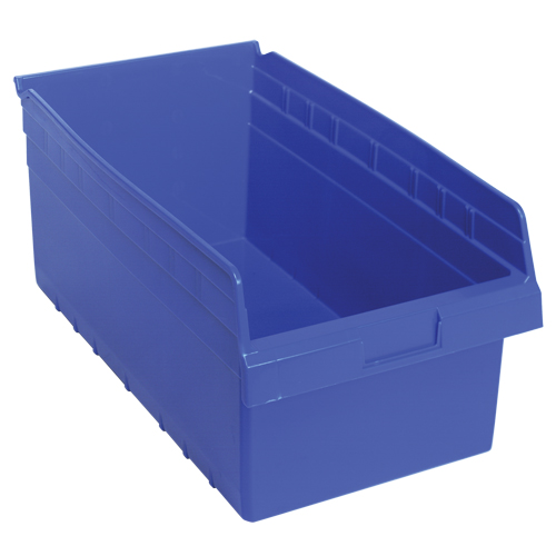 Bacs pour &eacute;tag&egrave;re Store-Max, 11-1/8" la x 8" H x 17-7/8" p, Bleu, Capacit&eacute; 56 lb WestPier