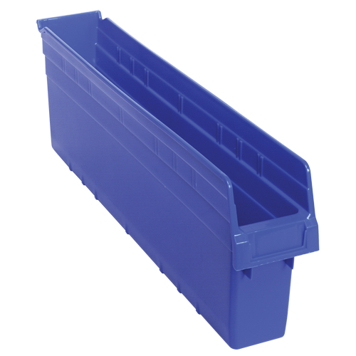 Bacs pour &eacute;tag&egrave;re Store-Max, 4-3/8" la x 8" H x 23-5/8" p, Bleu, Capacit&eacute; 68 lb WestPier