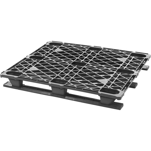 Palette empilable en plastique, Acc&egrave;s de Quatre c&ocirc;t&eacute;s, 48" lo x 40" la x 5-3/5" h WestPier