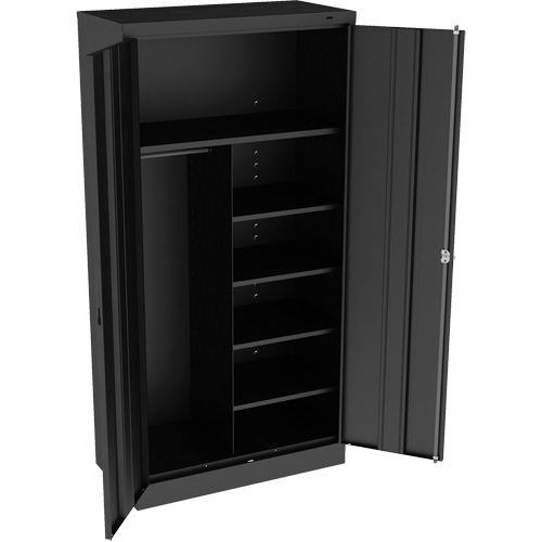 Armoire &agrave; combinaison, 36" la x 18" p x 72" h, Noir WestPier