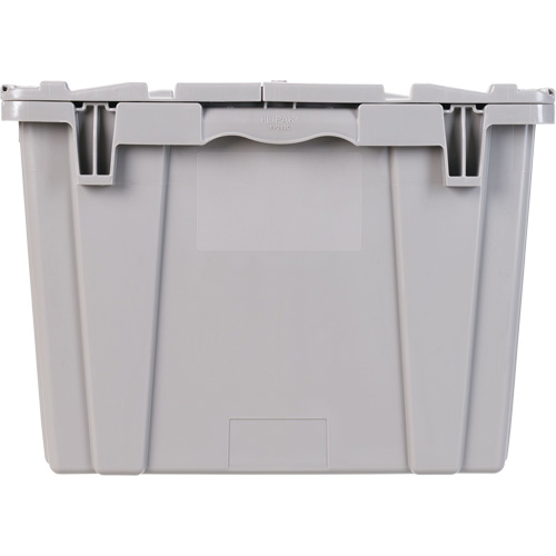 FP243C FliPak Nestable Tote, 26.9" x 16.9" x 12.1", Grey WestPier