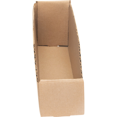 Boîtes profondes en carton ondul&eacute;, 2-7/8" la x 11-1/4" p x 4-1/2" h, Beige WestPier