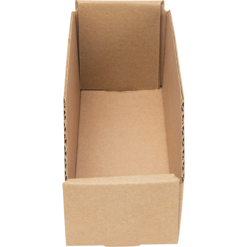 Deep Corrugated Parts Bins, 3-3/4" W x 11-1/4" D x 4-1/2" H, Beige WestPier
