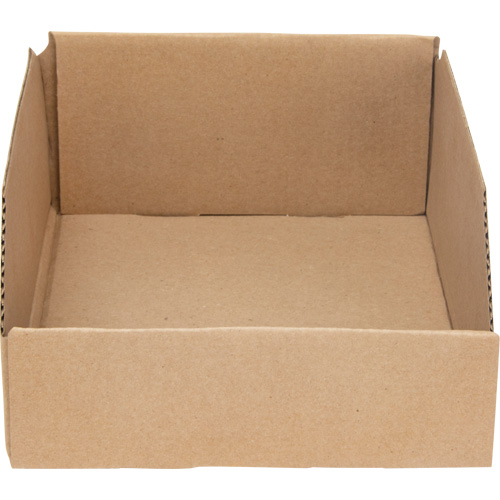 Deep Corrugated Parts Bins, 8-3/4" W x 11-1/4" D x 4-1/2" H, Beige WestPier