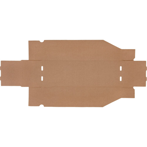 Deep Corrugated Parts Bins, 5-3/4" W x 17-1/4" D x 4-1/2" H, Beige WestPier