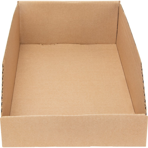 Deep Corrugated Parts Bins, 9-3/4" W x 17-1/4" D x 4-1/2" H, Beige WestPier