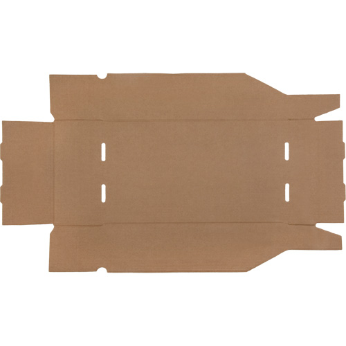 Deep Corrugated Parts Bins, 9-3/4" W x 17-1/4" D x 4-1/2" H, Beige WestPier
