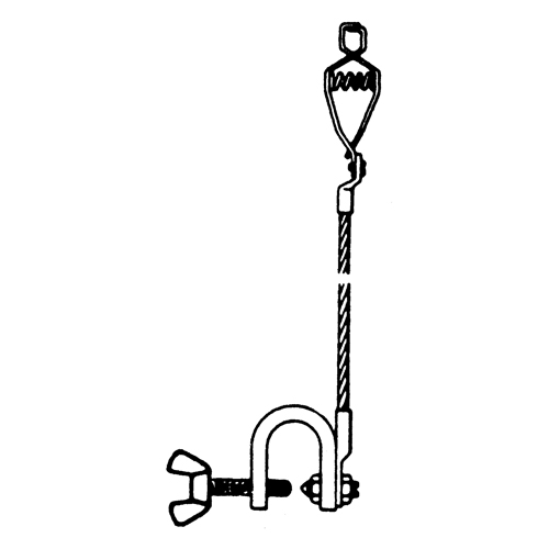 Light-Duty Bonding & Grounding Wire Assemblies - Alligator Clip & Small C-Clamps WestPier