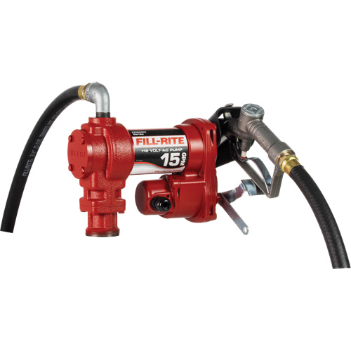 AC Utility Rotary Vane Pumps with Nozzle, 115 V, 15 GPM WestPier