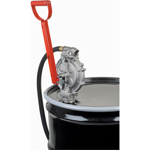 Pompe manuelle, Aluminium/Acier, 25,5 oz/course, Pour barils de 15-55 gal. WestPier