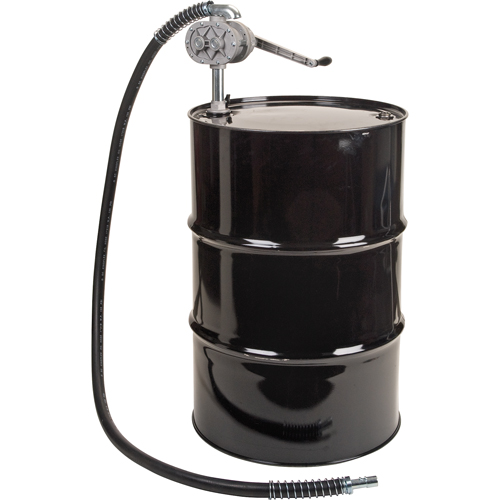 Rotary Lobe Type Drum Pump, Aluminum/Steel, Fits 55 Gal., 1 liter per revolution WestPier