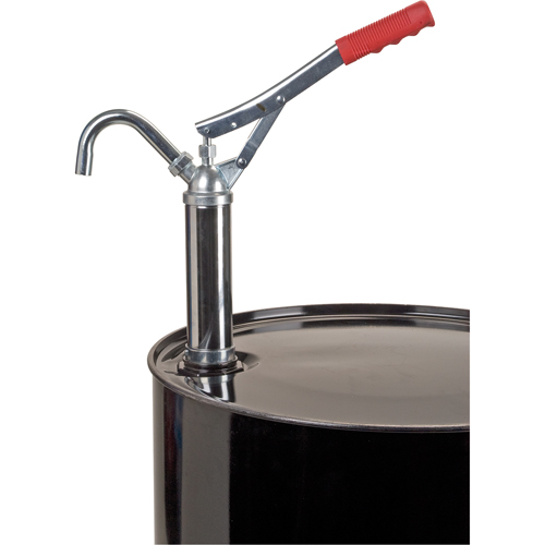Pompe &agrave; baril de type levier, Acier, 11 oz/course, Pour barils de 30-55 gal. WestPier