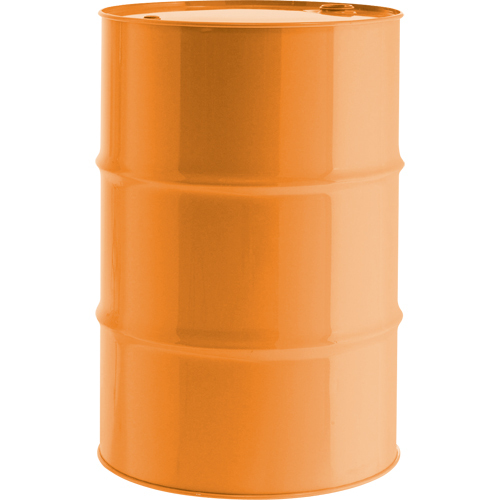 Barils en acier, 55 gal. US (45,8 gal. imp.), Non doubl&eacute;, Orange, Dessus ferm&eacute;, UN1A1/Y1.8/300, Calibre 16 WestPier