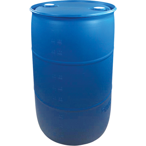 Barils en poly&eacute;thyl&egrave;ne, 30 gal. US (25 gal. imp.), Dessus ferm&eacute;, Bleu WestPier