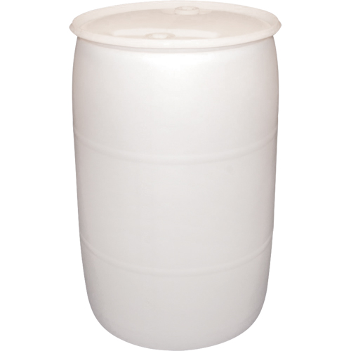 Polyethylene Drums, 55 US gal (45 imp. gal.), Closed Top, Natural WestPier