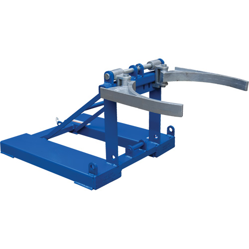 Fork Mounted Poly Drum Lifter, 30 - 55 US Gal. (25 - 45.8 Imperial Gal.) Drum Size, 1100 lbs./499 kg Cap. WestPier