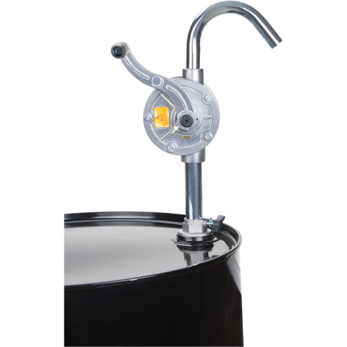 Pompe rotative pour baril, Aluminium, Pour capacit&eacute; 5-55 gal., 9,5 oz/course WestPier