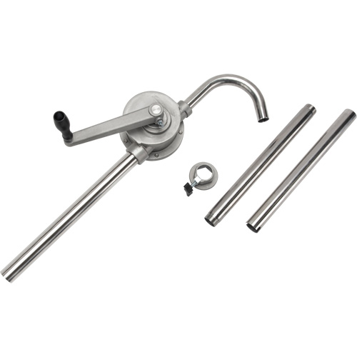 Rotary Type Drum Pump, Stainless Steel, Fits 55 Gal., 12 oz./Stroke WestPier