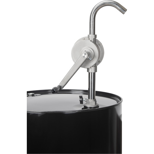Rotary Type Drum Pump, Stainless Steel, Fits 55 Gal., 12 oz./Stroke WestPier