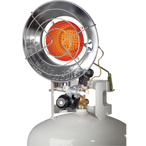 Single Tank-Top Heater, Radiant Heat, Propane, 15000 BTU/H WestPier
