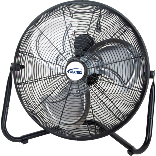 High-Velocity Floor Fan, Commercial, 3 Speed, 16" Diameter WestPier
