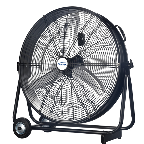 Ventilateur l&eacute;ger mince &agrave; entraînement direct pour usage industriel, Industriel, 3 vitesses, Diam&egrave;tre de 24" WestPier