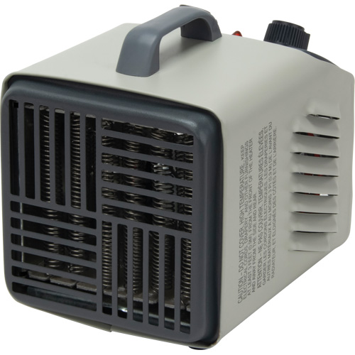 Personal Metal Shop Heater with Thermostat, Fan, Electric WestPier