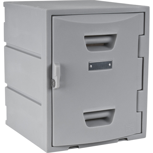 Locker, 15" x 15" x 18", Grey, Assembled WestPier