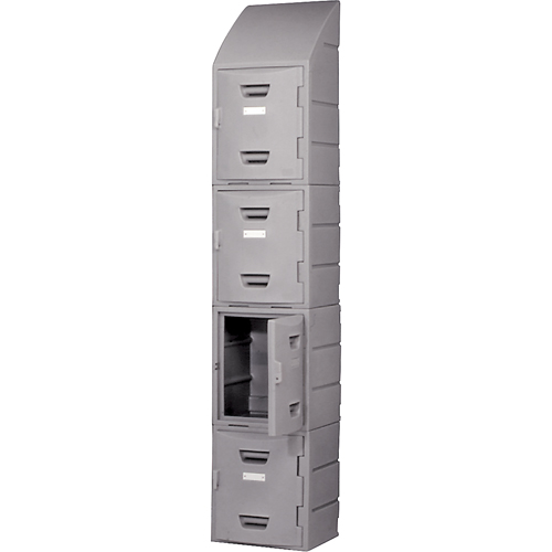 Locker, 15" x 15" x 31", Grey, Assembled WestPier