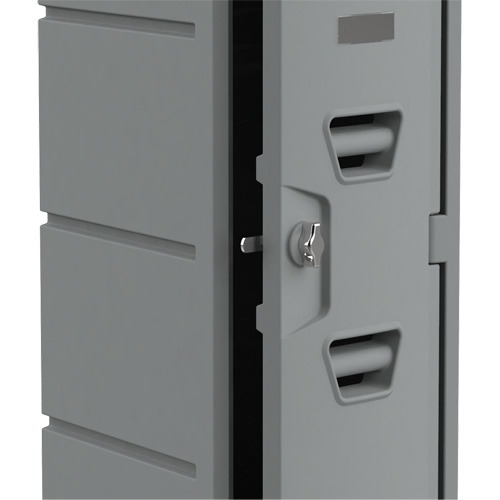 Locker, 12" x 15" x 47", Grey, Assembled WestPier