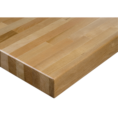 Laminated Hardwood Workbench Top, 60" W x 24" D, Square Edge, 1-3/4" Thick WestPier