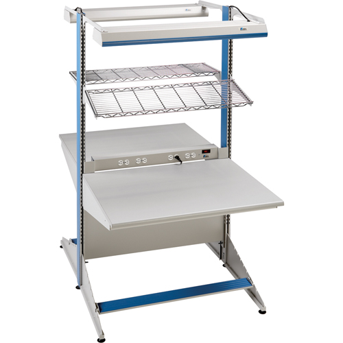 Arlink Preconfigured Workstation, 60" W x 56" D x 84" H, Double Sided Starter WestPier