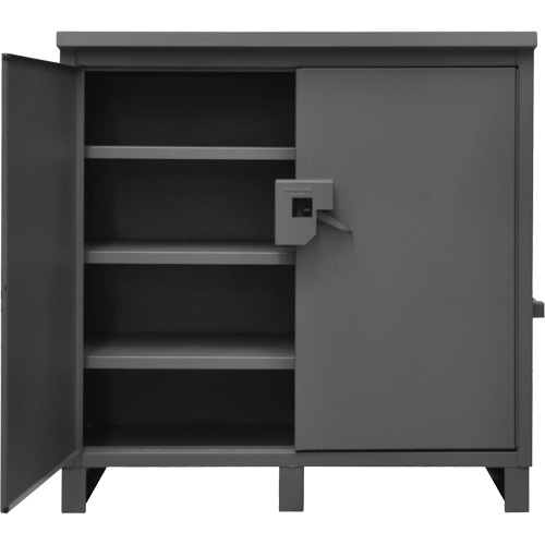 Lockable Jobsite Cabinet, Grey WestPier