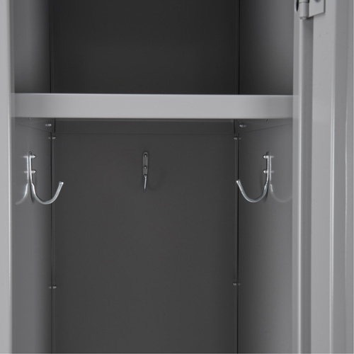 Clean Line Lockers, 3 -tier, Bank of 4, 48" x 18" x 78", Steel, Charcoal, Rivet (Assembled) WestPier