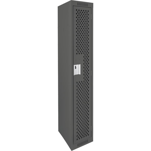 Casiers Clean Line, 12" x 12" x 72", Acier, Charbon, Rivet (assembl&eacute;), Perfor&eacute; WestPier