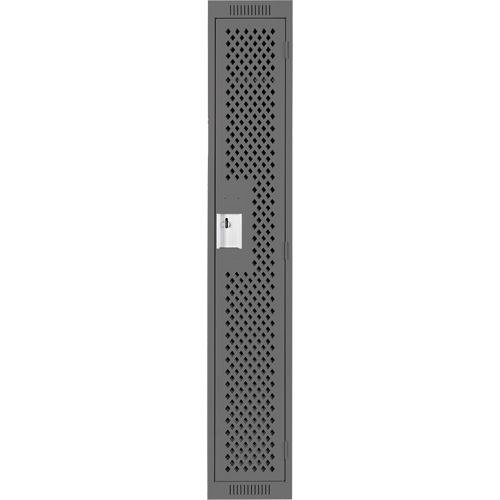 Casiers Clean Line, 12" x 12" x 72", Acier, Charbon, Rivet (assembl&eacute;), Perfor&eacute; WestPier