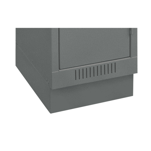 Clean Line Economy Lockers Recessed Base, 1 Banks, 4" H x 12" W x 18" D, Steel WestPier