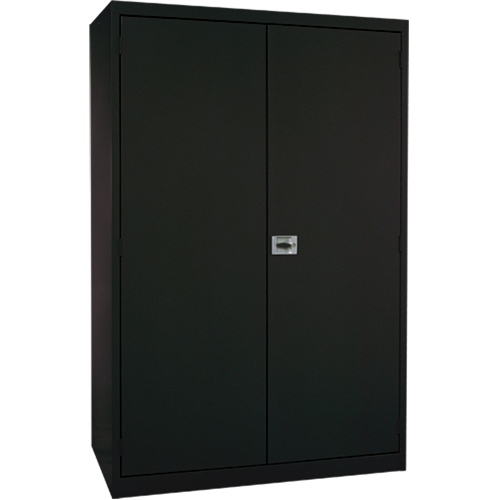 Armoires de rangement Hi-Boy profondes, Acier, 4 Tablettes, 72" h x 36" la x 24" P, Noir WestPier