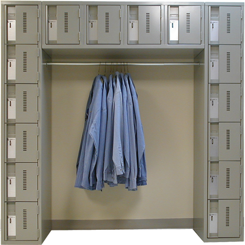 Archettes Concorde Heavy Duty Lockers, 16 -tier, Bank of 3, 18" x 72" x 72", Steel WestPier