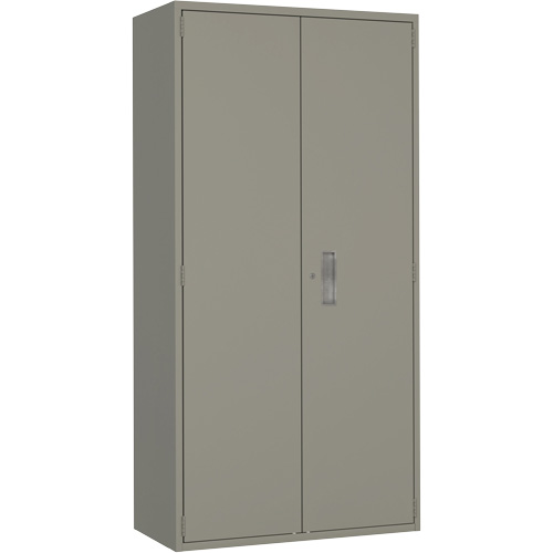 Armoire de rangement Hi-Boy, Acier, 4 Tablettes, 72" h x 36" la x 18" P, Gris WestPier