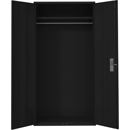 Wardrobe Storage Cabinet, Steel, 36" W x 18" D x 72" H, Black WestPier